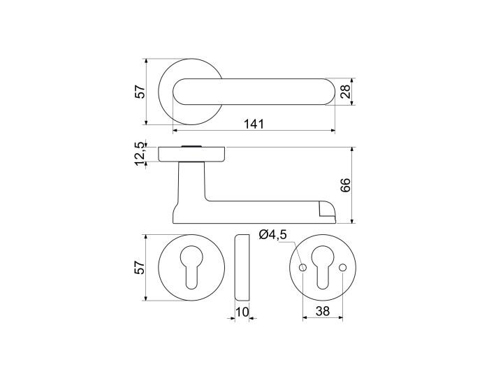 Smart Touch Handle H.03.NIMAT
